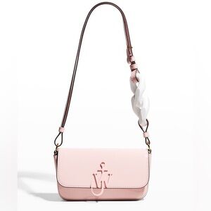 JW Anderson Light Pink Chain Anchor Shoulder Crossbody Bag